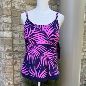 Ocean Dream Tropical Swim Tankini Camisole Top